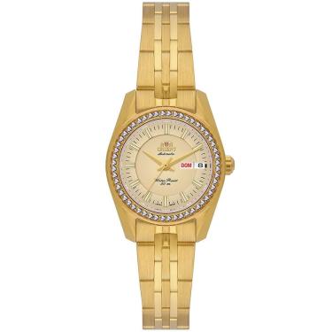 Imagem de Relógio Orient Feminino Ref: Nh6gg006 C1kx Dourado Automático