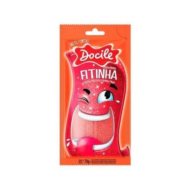 Imagem de 2 Pacotes Regaliz Fitinha Morango Cítrico 70g - Docile, 2 unidades