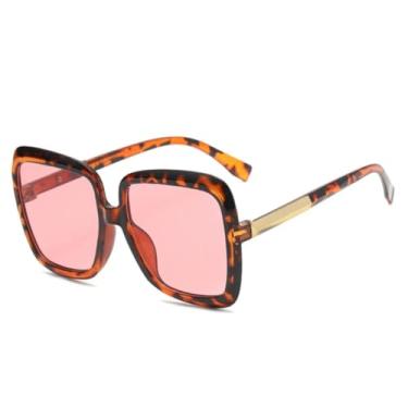 Imagem de HCPIHF Óculos de armação grande, elegantes, finos e côncavos, com proteção UV (ACI235)