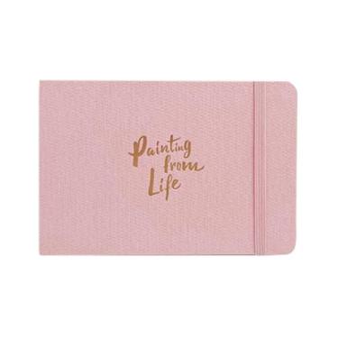 Imagem de Caderno de aquarela, 20 folhas de papel aquarela, bloco de pintura portátil para pintura e esboço