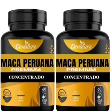 Imagem de MACA PERUANA 60 CÁPSULAS 500MG COMBO 2 POTES