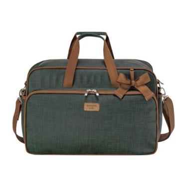 Imagem de Bolsa Maternidade M Belfast com Bolso Frontal e Lateral Verde - 1 peça