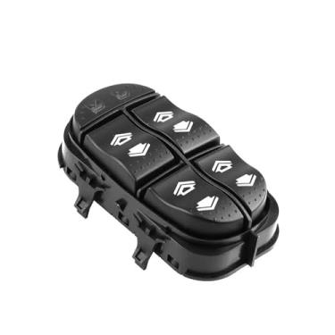 Imagem de Botão de controle do vidro elétrico Rea para interruptor do vidro elétrico 2M5T-14A132-DB Response Compact, substituto do botão mestre do vidro para Focus