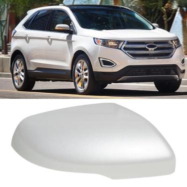 Imagem de OWITAT Compatível com capa de espelho lateral Ford Edge 2015-2021, reposição da tampa do espelho retrovisor do lado direito do passageiro com luz de seta substitui FT4Z-17D742-BAPTM, FT4Z17D742BAPTM