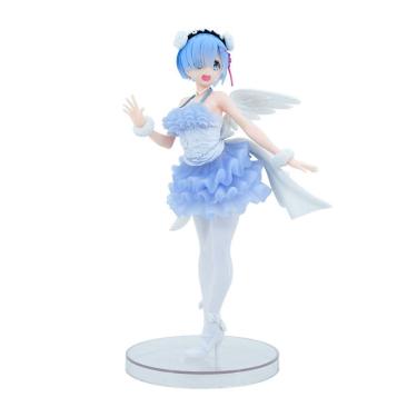 Imagem de Coleção de brinquedos de figuras de anime Rem Model 23 cm em PVC