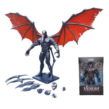 Imagem de Coleção de brinquedos de figuras de anime modelo Venom`s Wing 20cm