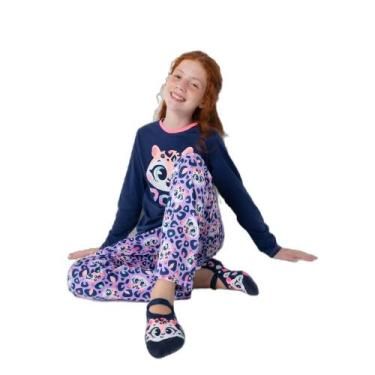 Imagem de Pijama Manga Longa Algodão Menina Teen Onça - Puket, 14
