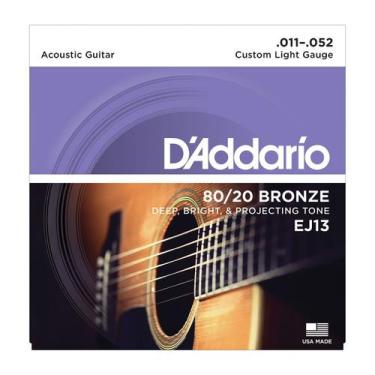 Imagem de Encordoamento para Violao ACO EJ13-B 80/20 Bronze - Daddario