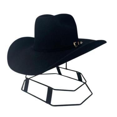Imagem de Chapéu Country Pralana 8 Segundos Preto Aba 10 Ref 11544 CARNEIRA ELÁS