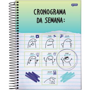 Imagem de Caderno Espiral Universitário Capa Dura 1 Matéria 80fls Flork Flork 3