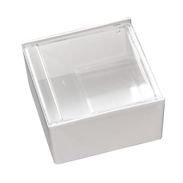 Imagem de Fafeicy Suporte de Cotonete Montado na Parede, Material Plástico, Design Compacto para Banheiro, Escritório e Armazenamento de Sala de Estar