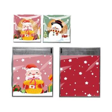 Imagem de Sacos De Celofane Transparentes Para Natal 100-300 Peças Autoadesivos 