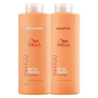 Imagem de Kit Shampoo + Condicionador Wella Professionals Invigo Nutri-Enrich-Unissex