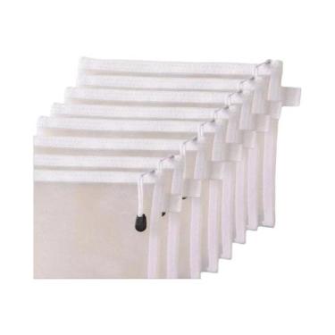 Imagem de Bolsa De Malha Impermeável Com Zíper Para Estudantes, Material De Escr