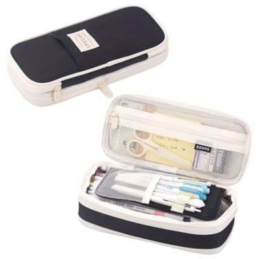 Imagem de Estojo Escolar Box Organizador Com Divisórias Grande Bolsinha