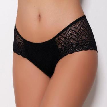 Imagem de Calcinha de Renda Cor:PretoTamanho:G - De Prazer, Preto, G
