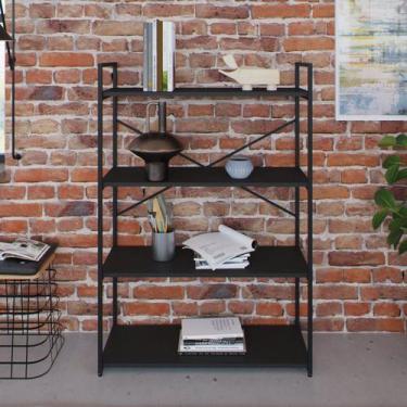 Imagem de Estante com 4 Prateleiras 118x80x33cm Yon - Metalig