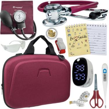 Imagem de Kit Enfermagem Super Luxo Maleta Exclusiva Completa - Love Saude, VINH