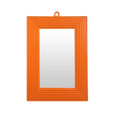 Imagem de Espelho Moldura 18X12 Laranja Budeplast