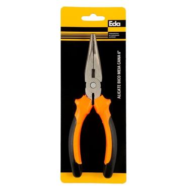 Imagem de Alicate Bico Meia Cana 6" 8VM Eda Preto
