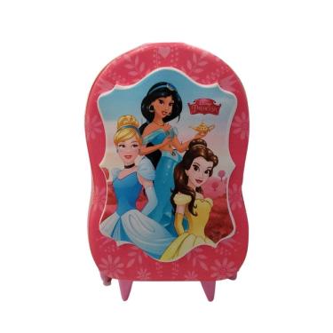 Imagem de Mochila Com Rodas 3D Princesas - MaxToy