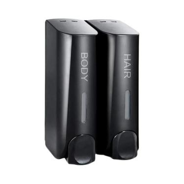 Imagem de Dispensador De Shampoo E Sabonete Líquido De Parede Com Grande Capacid