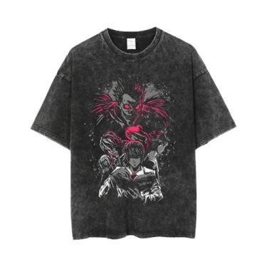 Imagem de Camiseta Unissex Oversize De Algodão Com Estampa Gráfica Vintage De An