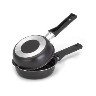Imagem de Frigideira Dupla Antiaderente Para Omelete E Hambúrguer - Nacional