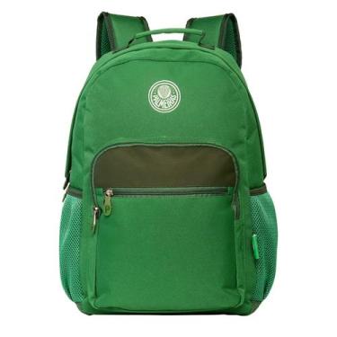 Imagem de Mochila Costas Palmeiras Juvenil Escolar Masculina Verde - Xeryus