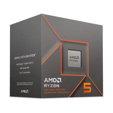 Imagem de Processador Amd Ryzen 5 8600g, 4.3 Ghz (5.0ghz Max Turbo), Cache 6mb, 6 Núcleos, 12 Threads, Am5, Vídeo Integrado
