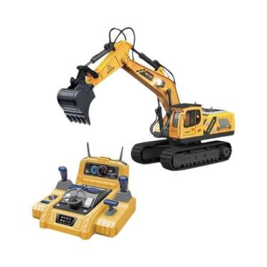 Imagem de Escavadeira De Liga Metálica Com Controle Remoto Para Meninos, Veículo