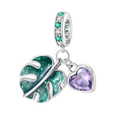 Imagem de Pingentes De Trevo De Quatro Folhas Verde, Abacate E Cacto Em Prata 92