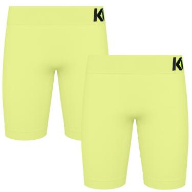 Imagem de Kit 2 Short Térmico Masculino Térmica Microfibra Tecnologia Seamless-Masculino