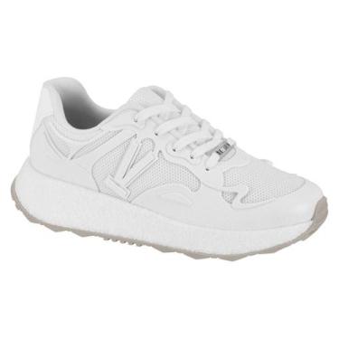 Imagem de Tênis Vizzano Casual Feminino 1452.104 Cor:BrancoTamanho:36, Branco, 3