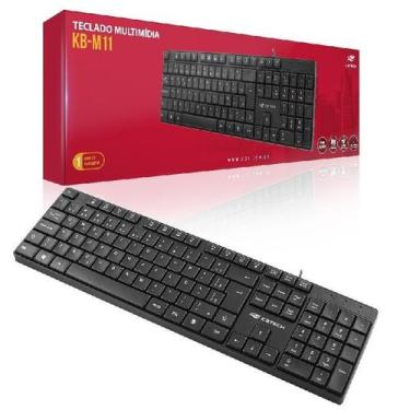 Imagem de Teclado C3Tech Usb Mult Kb-M11Bk Preto