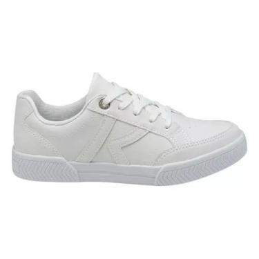 Imagem de Tenis Casual Feminino Kolosh Macio Confortável, 35, Branco