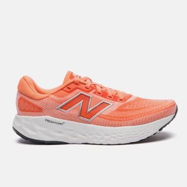 Imagem de Tênis New Balance Fresh Foam X Evozv4 Feminino, 39, Salmão