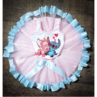 Imagem de Fantasia Infantil Lilo Stich Menina - Sinestesia Kids, PP