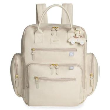Imagem de Mochila de Maternidade MasterBag Urban Carrinhos Marfim, Creme