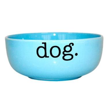 Imagem de Comedouro Cerâmica M Pet Injet Dog Azul para Cães