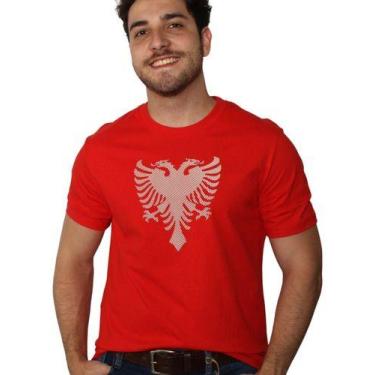 Imagem de Camiseta Cavalera Águia Listrada, Vermelho, P, Vermelho
