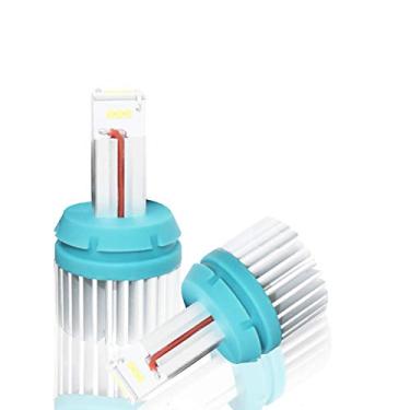 Imagem de Alla Lighting Lâmpadas de LED 7443 7440 da Brightest 2400Lm CANBUS 6000K Xenon Branco T20 W21W CSP SMD 12V Luz de inversão de reserva para carros, caminhões