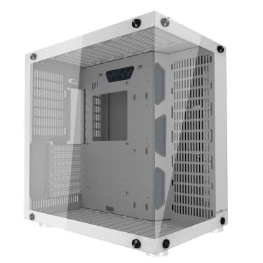 Imagem de Gabinete Gamer Motospeed Hyrax Branco Atx Vidro Temperado - Hgb700w