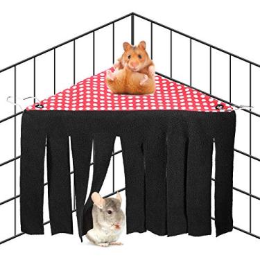 Imagem de Esconderijo YouTHINK para porquinhos da Guiné, rede de gaiola para animais de estimação oculta de lã de canto para ratos, hamsters, porco-espinho, furões, chinchilas, coelho, ratos pequenos animais