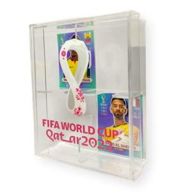 Imagem de Caixa De Acrílico Figurinha Copa Do Mundo