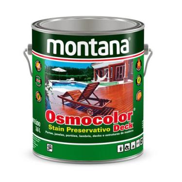 Imagem de Osmocolor Montana Stain Castanho Uv Deck Madeira 3,6Lt