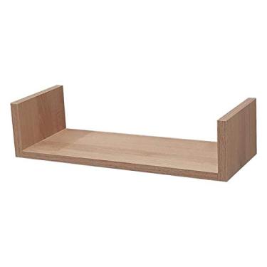Imagem de Prateleira U 40 x 20cm Carvalho Suporte Invisível