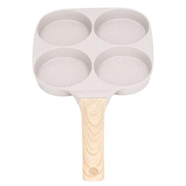 Imagem de QANYEGN Frigideira De Ovo Antiaderente, Panela De Panqueca De Liga De Alumínio, Panela De Cozimento De Ovo, Panela De Panqueca De Ovo Para Casa, Café Da Manhã.(4 Hole)