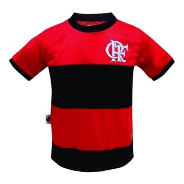 Imagem de Camiseta Infantil Flamengo Listras Oficial - Revedor