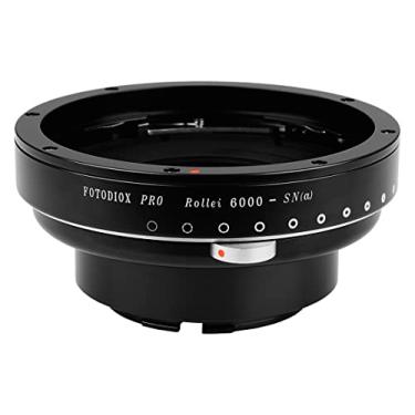 Imagem de Adaptador de montagem de lente Fotodiox Pro IRIS compatível com lentes Rollei 6000 para câmeras Sony Alpha A-Mount (Minolta AF)
